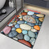 Stone Design Diatomite Bath Mat Non Slip Absorbent Quick Dry Shower Foot Mat