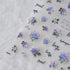 Kawaii Hydrangea 5D Embossed Flower Nail Art Stickers - Self-Adhesive Transfer Decals for Stunning DIY Nail Decoration