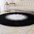 Plush Round Starry Sky Carpet Rug for Living Room and Bedroom Decoration