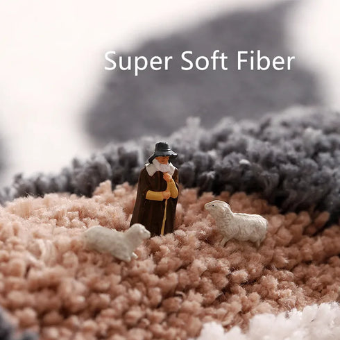 Leaves Microfiber Polyester Bath Mat Non Slip Shower Accent Rug for Bathroom Home Decor