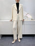 Elegant Pleated Long-Sleeved Jacket for Women - Comfortable Casual Suit with Thickened Design for Spring and Autumn Wear