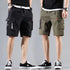 Men's Casual Workwear Shorts with Multiple Pockets for Summer Comfort