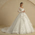 BEPEITHY Customized Luxury Strapless A Line Glitter Wedding Dresses