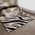 Luxury Living Room Decoration Black White Carpet French Style Area Rug Anti-slip Floor Mat
