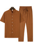 Men's Summer Business Casual Shirt and Pants Set