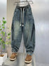 Fashion Loose Hip Hop Striped Jeans Retro Style Men Clothing