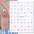 5D Embossed Nail Art Stickers - Semi-Transparent White Bowknots Adhesive Sliders for Creative Manicure Decorations and Nail Art Accessories