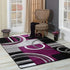 Geometric Circle Area Rug for Living Room Decor and Bedroom Use