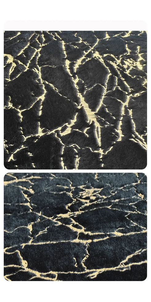 Faux Rabbit Fur Rug for Living Room Luxury Plush Carpet Mat for Bedroom and Bathroom