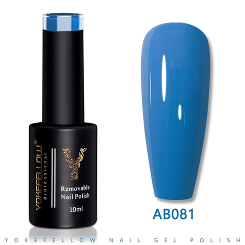 Vibrant 10ML Semi-Permanent Gel Nail Polish for Stunning Manicures - Low Odor Long-Wear Varnish - Ideal for Spring and Summer Nail Art