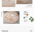 Plush Round Rug Mat for Living Room and Bedroom Home Decor