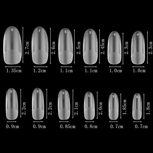 120Pcs Clear Frosted Stiletto, Almond, and Square Fake Nails - Full Coverage Gel X Coffin Manicure Tips for Stunning Autumn Nails