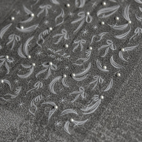 Kawaii Hydrangea 5D Embossed Flower Nail Art Stickers - Self-Adhesive Transfer Decals for Stunning DIY Nail Decoration