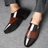 Elegant Slip-On Formal Dress Shoes for Men - Plus Size Pointed Toe Wedding and Business Casual Footwear