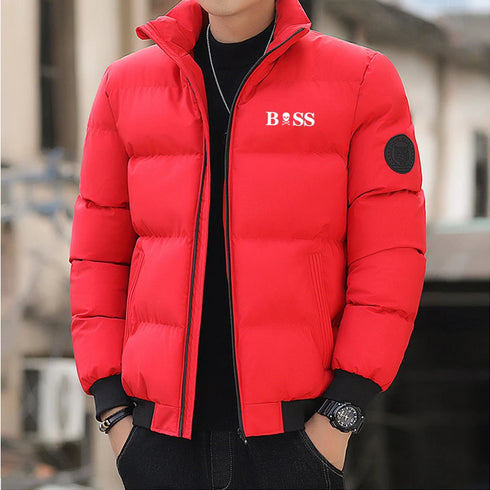 Men's Thick Thermal Cotton Parka Jacket for Winter - Windproof Casual Outerwear in Sizes M-5XL