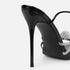 Crystal Narrow Band Platform Heels For Women Sandals