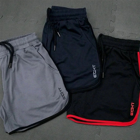 ECHT Summer Running Shorts Men Sports Jogging Fitness Shorts