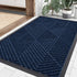 Absorbent Low Profile Entryway Rug Non-Slip Washable Welcome Mat for Heavy Duty Use