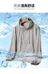 Summer Hooded Windbreaker Jacket for Men and Women - Quick Dry Sun Protection Clothing for Fishing and Hunting, Casual Outdoor Outerwear with Pockets