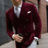 Italian Style Men's Velvet Smoking Jacket for Wedding Prom Party