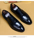 Genuine Cow Leather Brogue Oxford Shoes for Men Vintage Handmade Casual Flats
