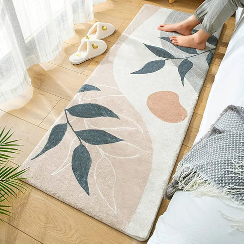Nordic Style Large Area Carpet Soft Thick Decorative Floor Mat for Living Room and Bedroom