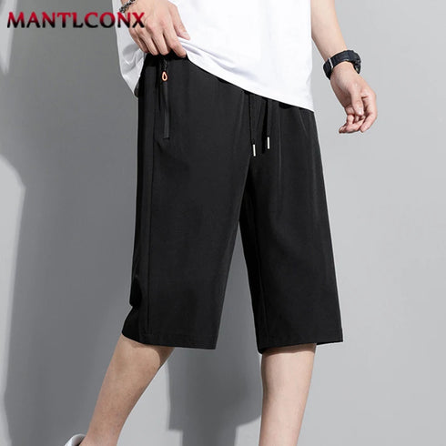 Fashion Sports Shorts Men Elastic Waist Breathable Quick Dry Bottom