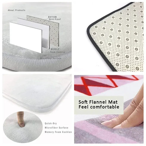 Dollar Theme Carpet Rug for Living Rooms Bedrooms and Office Areas Durable Machine Washable Mat Holiday Gift