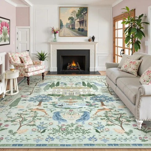 Modern Abstract Living Room Carpet Luxury Large Bedroom Decorative Rug Soft Non-Slip Sofa Floor Mat