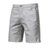 Men Summer Casual Business Shorts Elastic Waist Gym Running Shorts