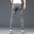 Slim Gray Blue Skinny Jeans for Men - Casual Denim Trousers