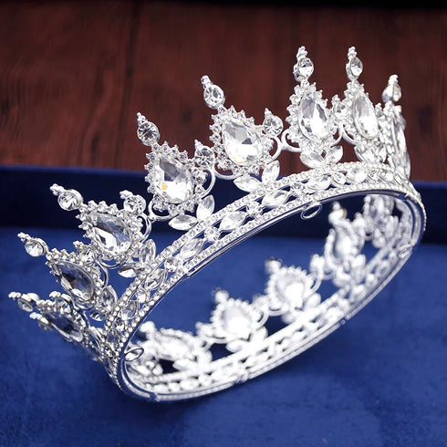 Elegant Vintage Tiara and Crown Hair Accessories for Women - Perfect for Weddings, Proms, and Parties