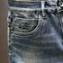 Summer Men's Stretch Short Jeans Casual Slim Fit Denim Shorts