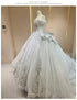 Exquisite Off Shoulder Wedding Dress with Beading and Lace Embellishments for Elegant Bridal Dress