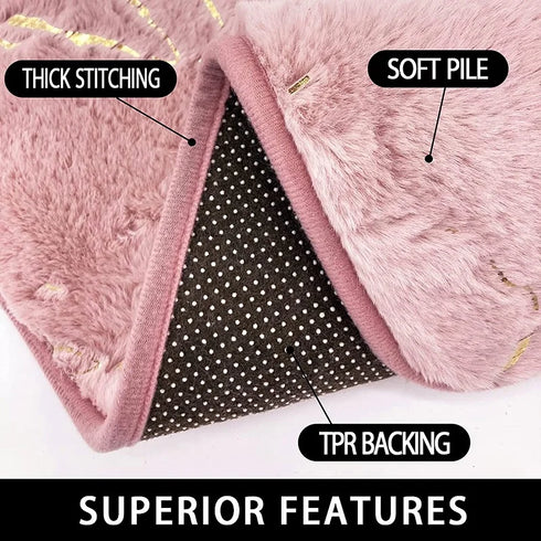 Luxury Non Slip Bath Mats for Bathroom Soft Absorbent Rug Decor