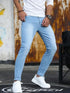 Mens Slim Fit Classic Skinny Jeans for Casual Street Style