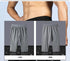 Men's Summer Shorts Breeches Light Long Calf Length Bermuda Quick Dry Elastic Waist Band