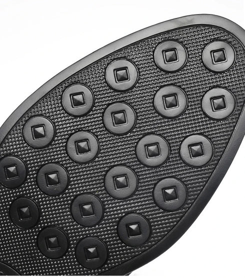 Elegant Men's Dress Shoes for Formal Occasions - Stylish PU Leather Slip-On Business Footwear for Weddings and Parties