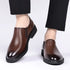Stylish Men's Oxford Dress Shoes for Business, Weddings, and Office Wear - Elegant Genuine Leather Slip-On Loafers for Casual Occasions
