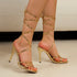 Elegant Summer Strap Open Toe High Heels for Women, Fashionable Party Pumps