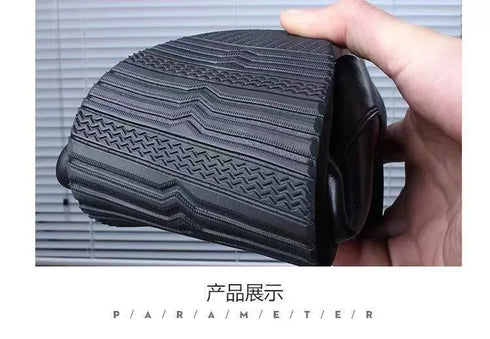 Stylish Leather Oxfords for Men - Perfect for Formal Dress, Weddings, and Office Work - British Style Non-Slip Casual Flats with Pointed Toe Design