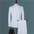 Chinese Style Slim Fit Wedding Suit Set for Men