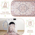 Machine Washable Vintage Area Rugs for Living Room with Non-Slip Rubber Backing