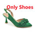 Luxury Italian Shoes and Bag Set for Women Wedding Pumps