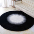 Plush Round Starry Sky Carpet Rug for Living Room and Bedroom Decoration