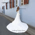 Chic Off-the-Shoulder Mermaid Wedding Gown with Backless Design and Elegant Side Slit