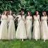 Bridesmaid Dress Elegant Tulle Ankle Length Gown With Elastic Waistband And Appliques Bridesmaid Dresses