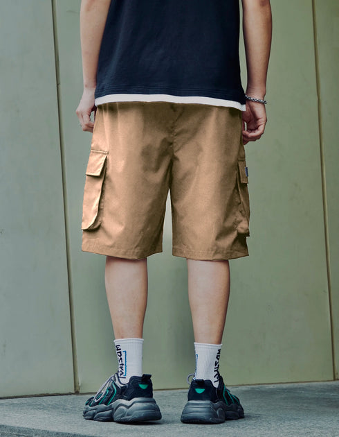 Men's Cargo Shorts for Outdoor Travel with Large Pockets