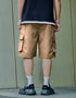 Men's Cargo Shorts for Outdoor Travel with Large Pockets