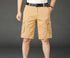 Khaki Half Men's Cargo Shorts Bermuda Designer Jogger Pants